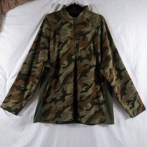 Unknown Source Men's Brown Grey Camouflage Long Sleeve Jacket Big & Tall Size 2X